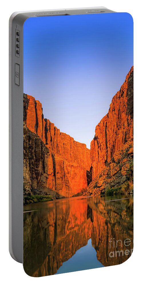 America Portable Battery Charger featuring the photograph Santa Elena Canyon by Inge Johnsson