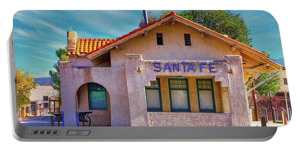 Santa Fe Portable Battery Charger featuring the photograph Santa Fe Station by Stephen Anderson
