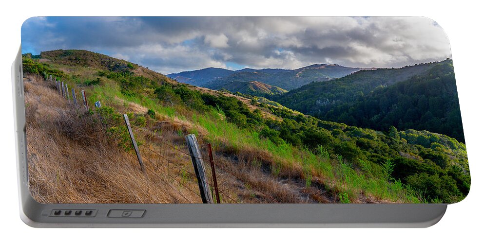 Santa Lucia Mountains Portable Battery Charger featuring the photograph Santa Lucia Mountains by Derek Dean