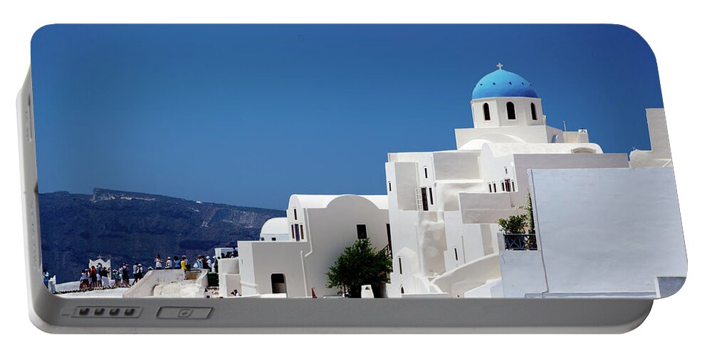 Santorini Portable Battery Charger featuring the photograph Santorini I by Rich S