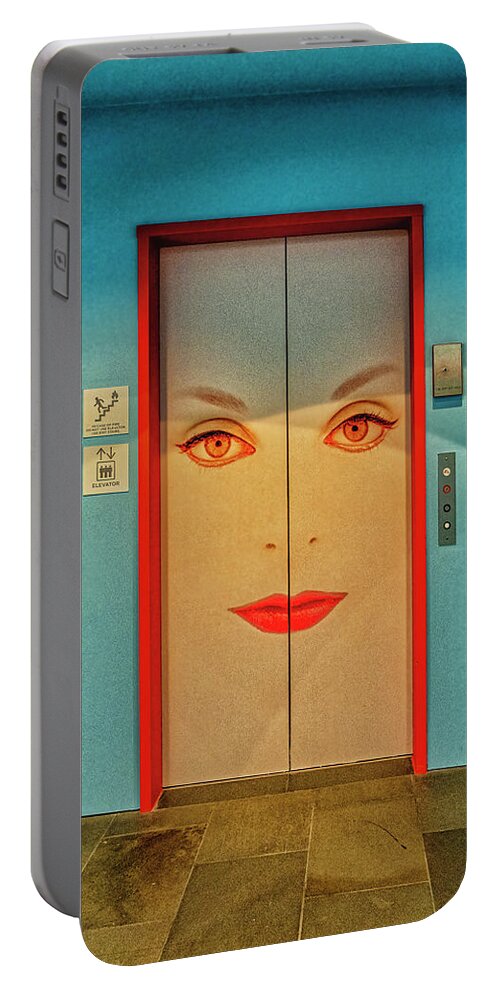 Marietta Georgia Portable Battery Charger featuring the photograph SCAD Museum Doors by Tom Singleton