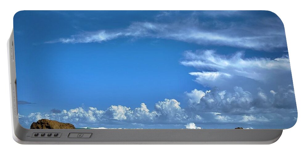 Sea Portable Battery Charger featuring the photograph Sea and Sky by Sarah Lilja