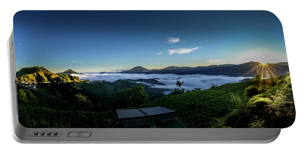 Apo Portable Battery Charger featuring the photograph Sea of Clouds in Mountain Province by Arj Munoz