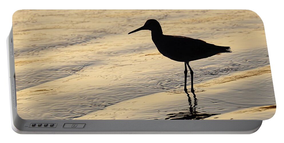 Sandpiper Portable Battery Charger featuring the photograph Seashore Beauty by Brett Harvey