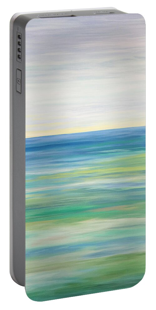  Portable Battery Charger featuring the digital art Seaside Wonder by Linda Bailey