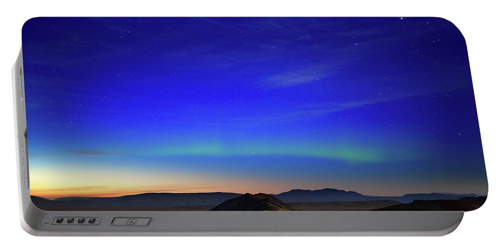 Iceland Portable Battery Charger featuring the photograph Season's start by Christopher Mathews