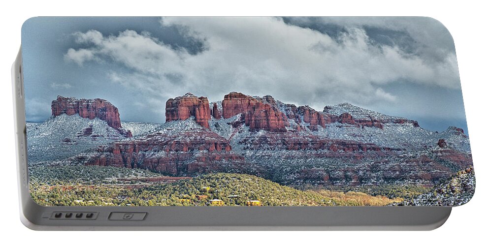Storm Portable Battery Charger featuring the photograph Sedona Aftermath 7864 by Tom Kelly