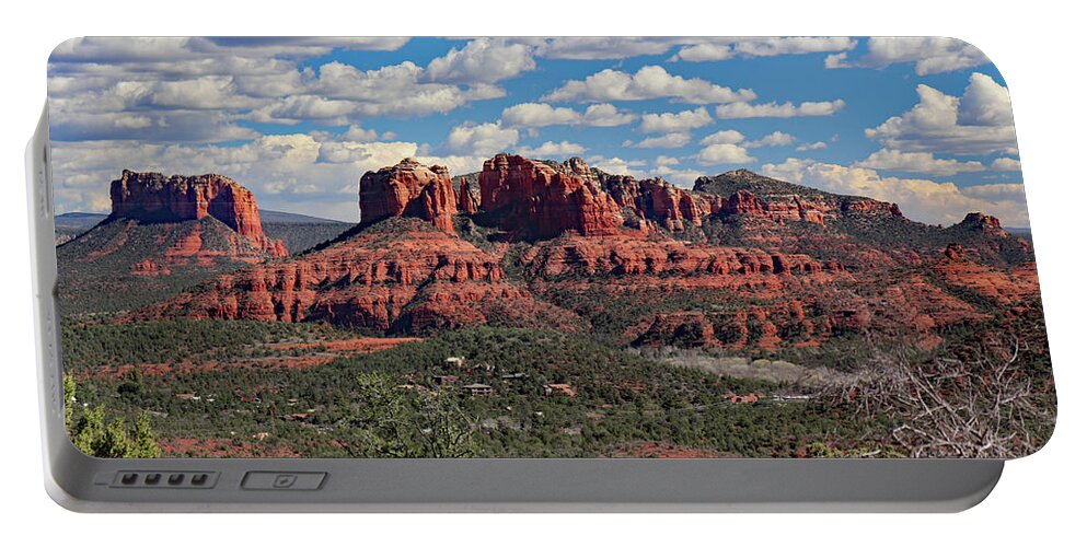Sedona Red Rocks Portable Battery Charger featuring the photograph Sedona Red Rocks by David T Wilkinson