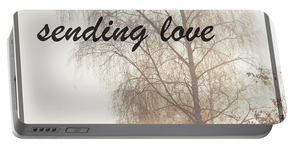 Love Portable Battery Charger featuring the photograph Sending Love by Claudia Zahnd-Prezioso