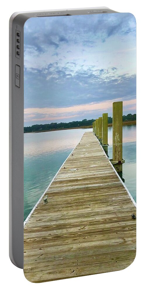 Landscape Portable Battery Charger featuring the photograph Serene Destinations by Michael Stothard