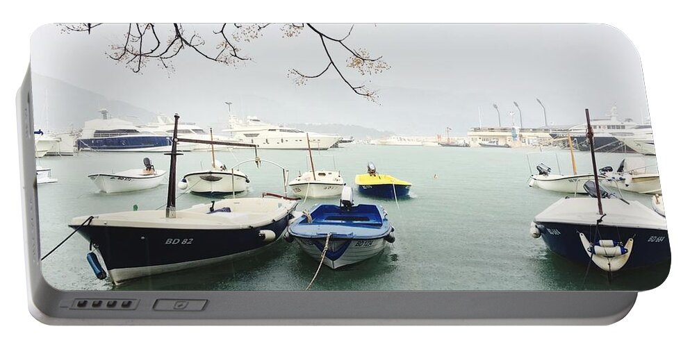 Boat Portable Battery Charger featuring the photograph Serenity by Arden Chua