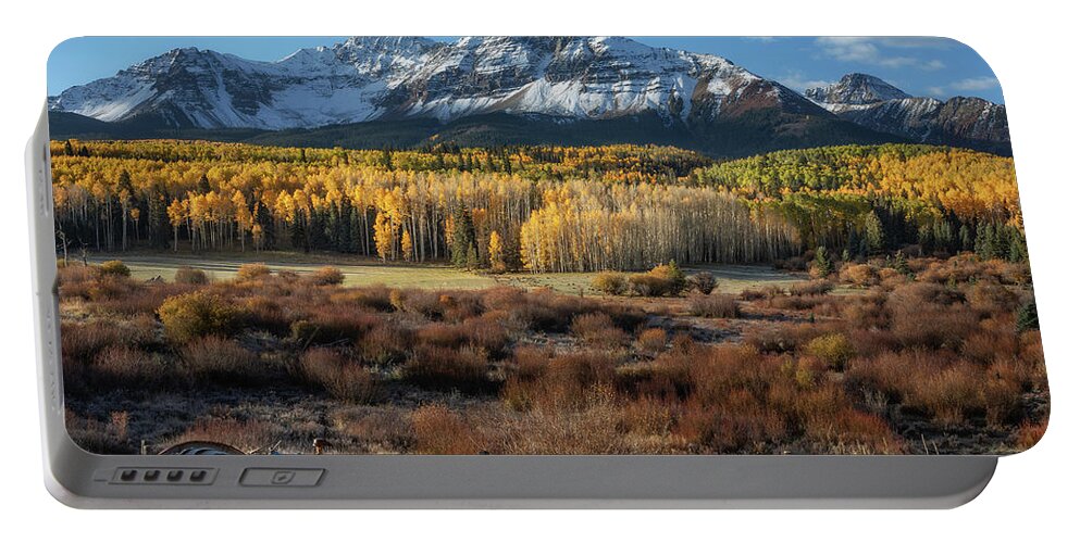 Aspen Portable Battery Charger featuring the photograph She Thinks My Tractor's Sexy by Chuck Rasco Photography