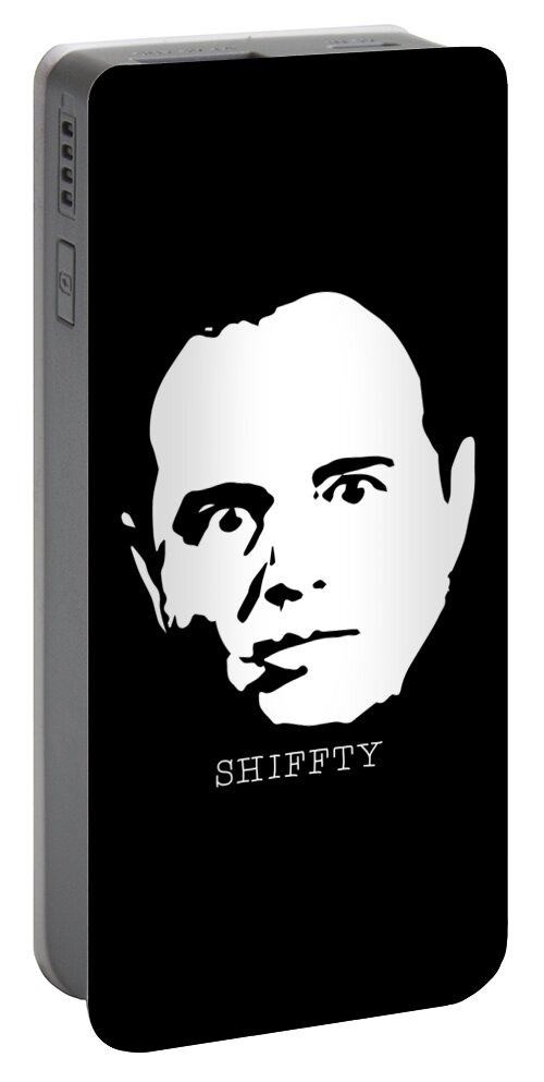 Trump 2020 Portable Battery Charger featuring the digital art Shiffty Shifty Shiff by Flippin Sweet Gear
