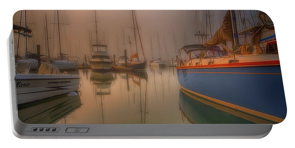 St Augustine Portable Battery Charger featuring the photograph Shrouded Ships by Joseph Desiderio