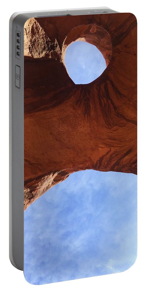 Monument Valley Portable Battery Charger featuring the photograph Sky At Monument Valley by Bettina X