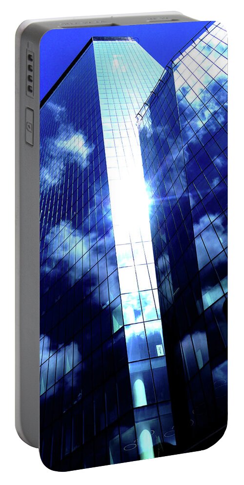 Skyscraper Portable Battery Charger featuring the photograph Skyscraper In Warsaw, Poland 20 by John Siest