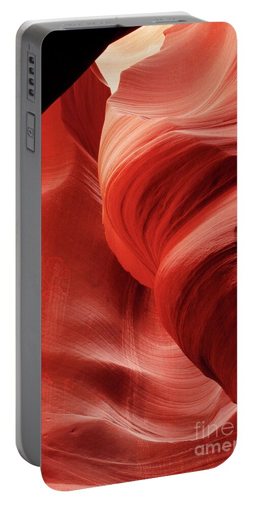 Dave Welling Portable Battery Charger featuring the photograph Slot Canyon Swirls Corkscrew Or Upper Antelope Arizon by Dave Welling