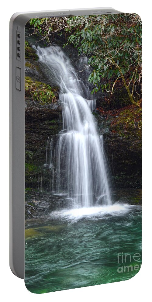 Waterfalls Portable Battery Charger featuring the photograph Small Waterfalls 1 by Phil Perkins
