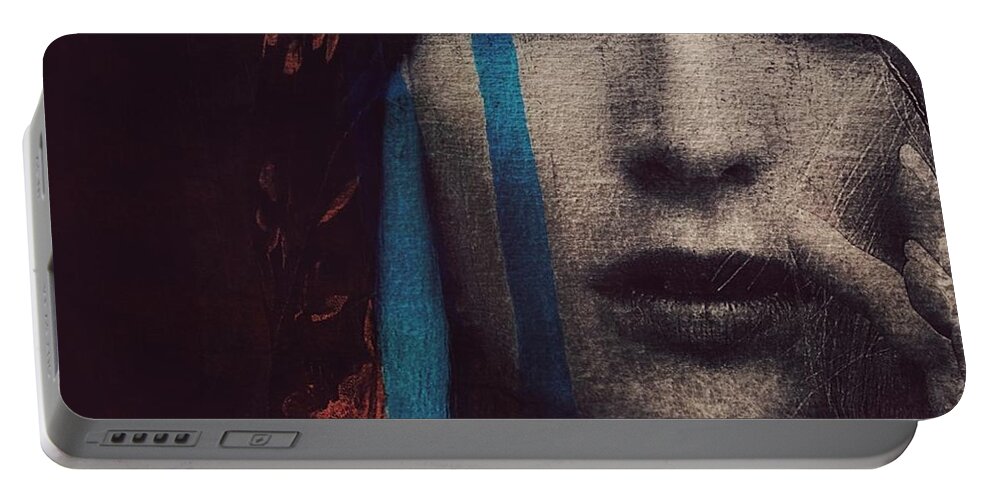 Emotion Portable Battery Charger featuring the digital art Someone Save My Life Tonight by Paul Lovering