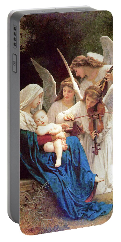 Song Portable Battery Charger featuring the photograph Song of the Angels 1891 by Munir Alawi