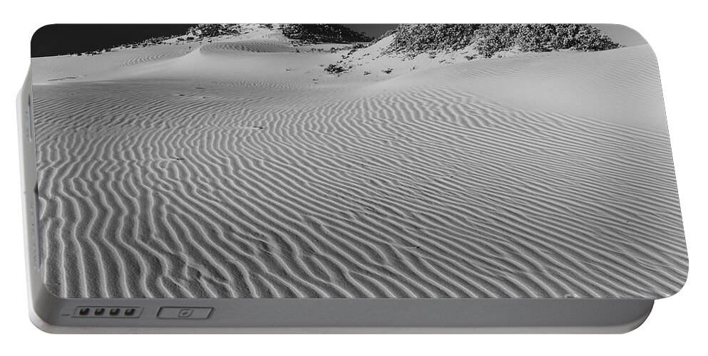  Portable Battery Charger featuring the photograph South Padre Dunes by Seth Betterly