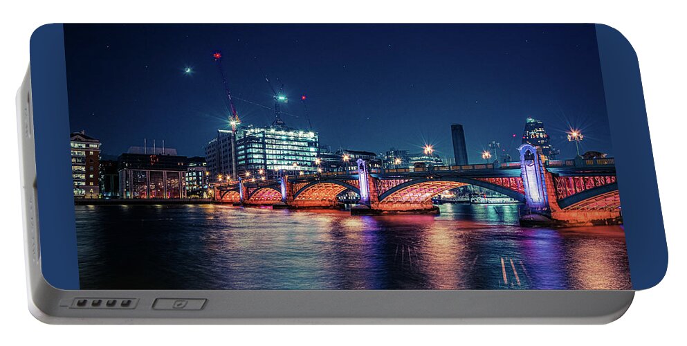  Portable Battery Charger featuring the photograph Southwark Bridge London by Angela Carrion Photography