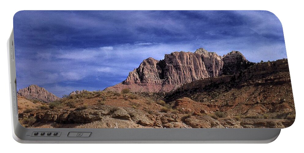 Clouds Portable Battery Charger featuring the photograph Southwest Solitude by Russel Considine