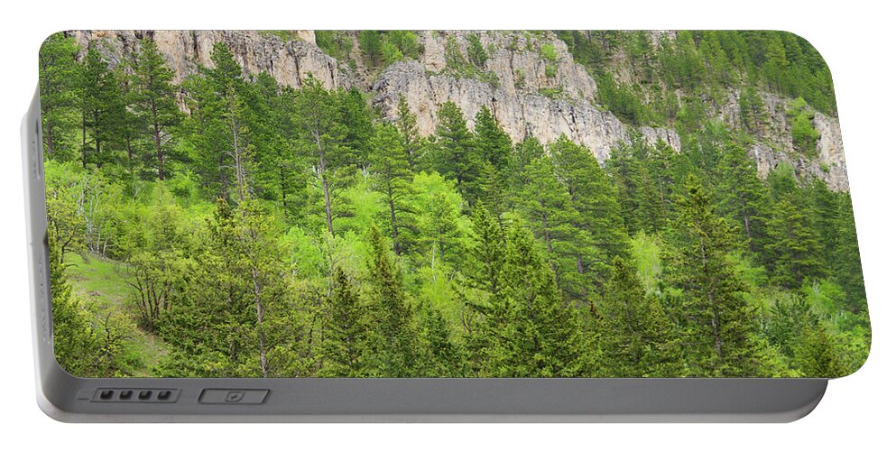 Spearfish Canyon Portable Battery Charger featuring the photograph Spearfish Canyon by Larry Bohlin