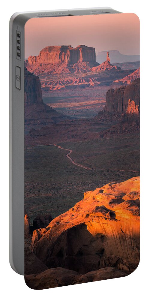 Buttes Portable Battery Charger featuring the photograph Spires and Mesas by Peter Boehringer