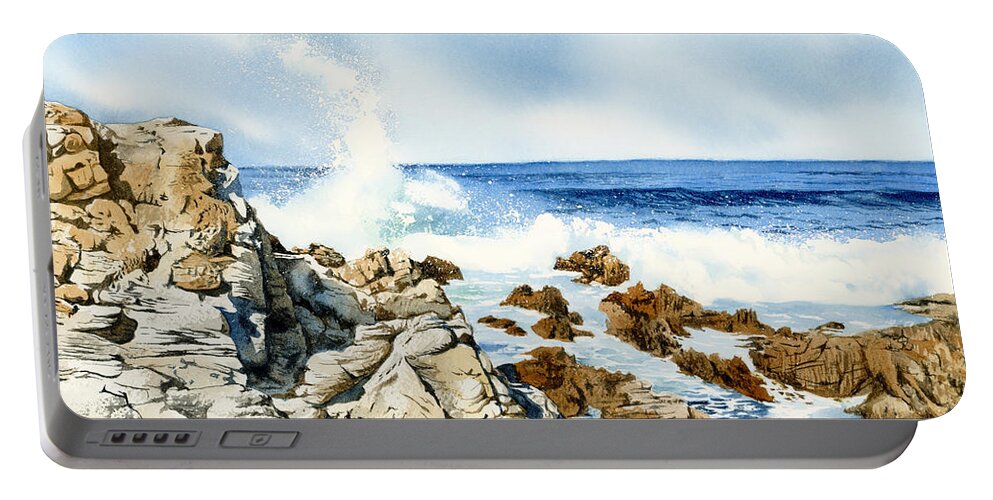 Water Portable Battery Charger featuring the painting Splish, Splash by Espero Art