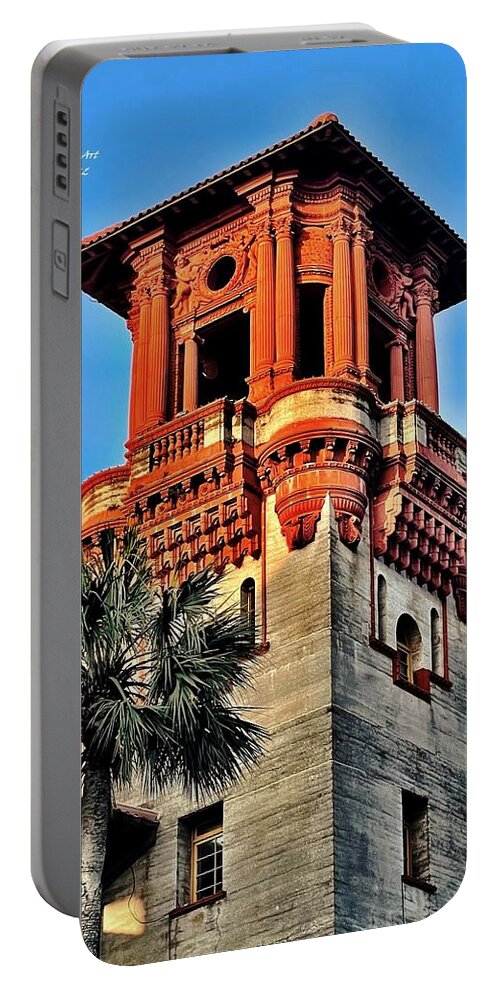 St Augustine. Lightner Museum Portable Battery Charger featuring the photograph St Augustine Collection 1 by John Anderson