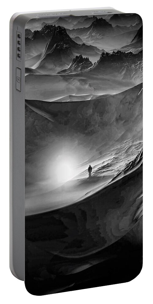 Fine Art Portable Battery Charger featuring the photograph Stealing The Moon by Sofie Conte