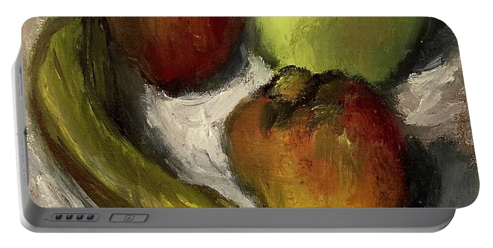 Still Life Portable Battery Charger featuring the painting Still life, Homage to Matisse by David Euler