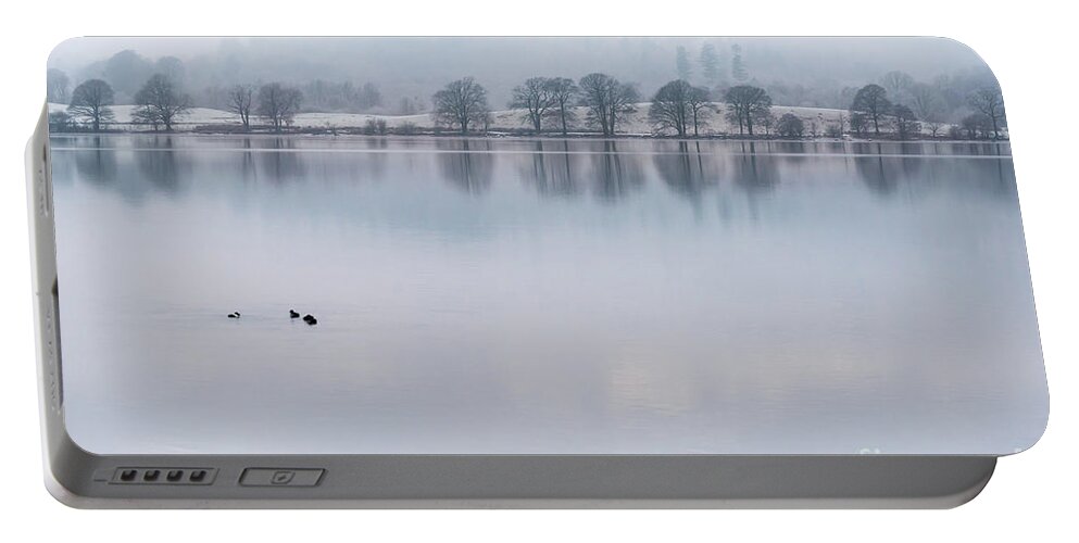 Lake District Portable Battery Charger featuring the photograph Still Water Lake, Cumbria by Perry Rodriguez