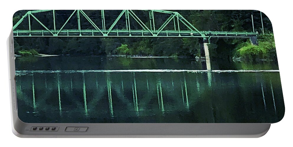 Bridge Portable Battery Charger featuring the photograph Stossel Bridge by Grey Coopre