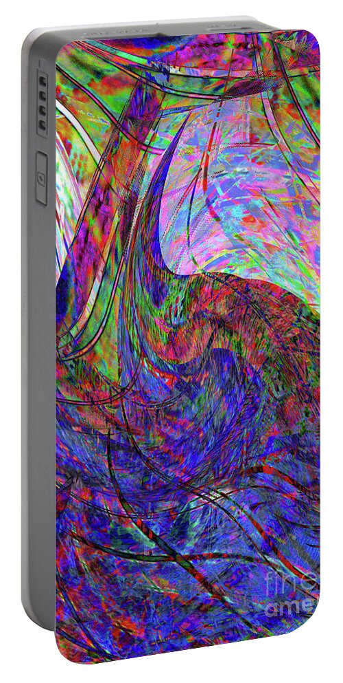 Insight Portable Battery Charger featuring the photograph Stream of Consciousness by Katherine Erickson