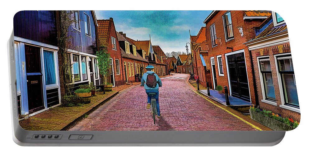 Monnickendam Portable Battery Charger featuring the photograph Streets of Monnickendam by Paul Wear