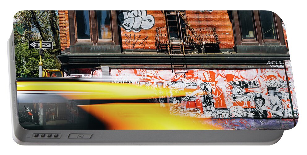 City Portable Battery Charger featuring the photograph Streets of NYC by Francesco Riccardo Iacomino