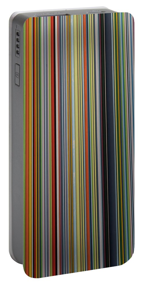 Stripes Portable Battery Charger featuring the photograph Stripes by Elaine Teague