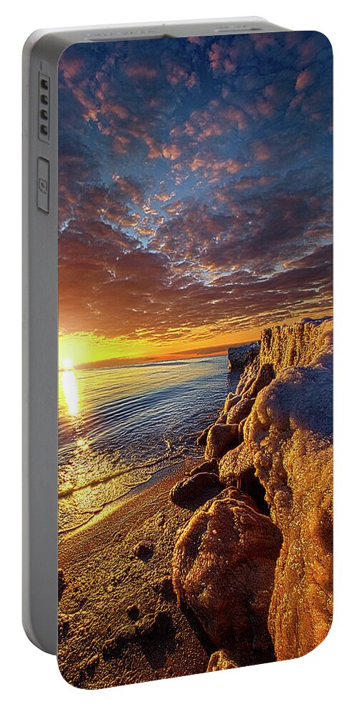 Fineart Portable Battery Charger featuring the photograph Struck Out of Time by Phil Koch