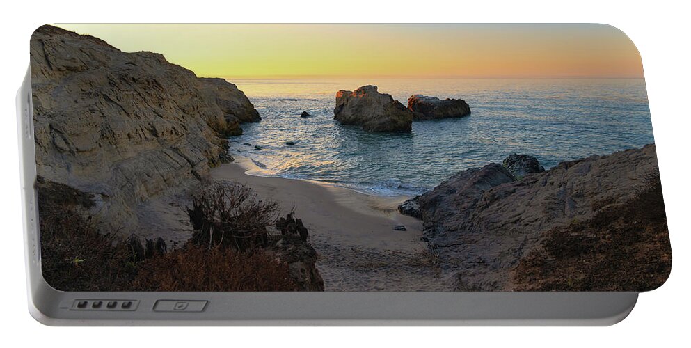 Beach Portable Battery Charger featuring the photograph Sunrise at the Cove by Matthew DeGrushe