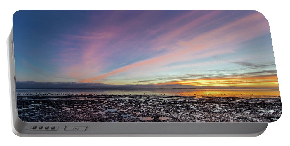  Portable Battery Charger featuring the photograph Sunrise Bay by Raymond Enriquez
