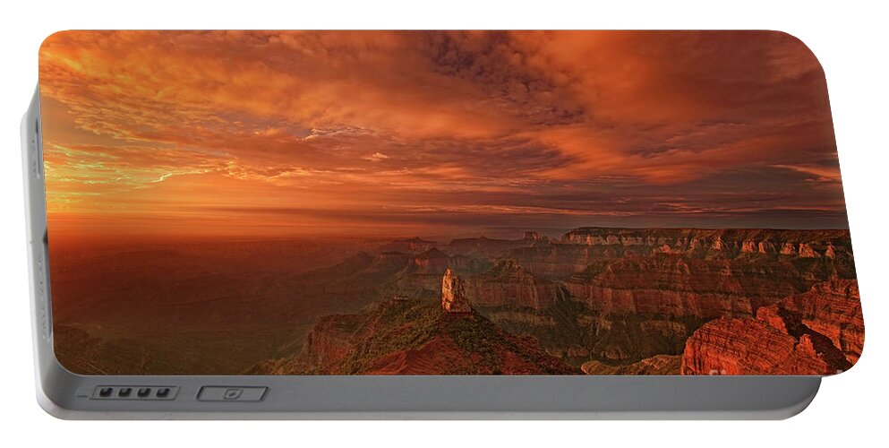 Dave Welling Portable Battery Charger featuring the photograph Sunrise Clouds North Rim Grand Canyon National Park Arizona by Dave Welling