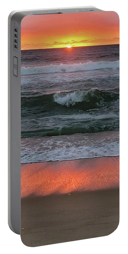 Sunrise Portable Battery Charger featuring the photograph Sunrise Reflection by Jim Harris