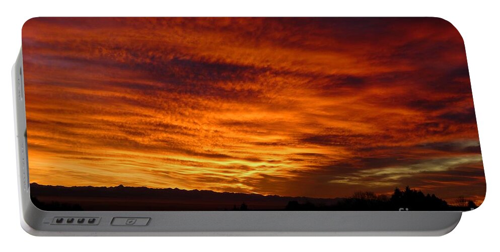 #imagelys #all_imagelys #imagelysstudio #imagelyspicturelab #imagelyspicturestyles #topazlabs Portable Battery Charger featuring the photograph Sunset 12 by Jean Bernard Roussilhe