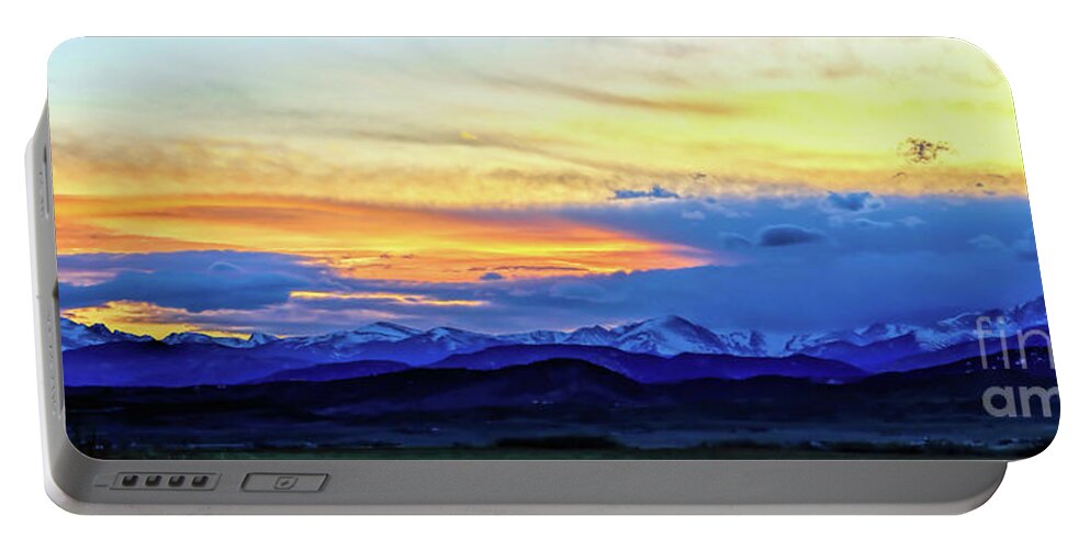 Jon Burch Portable Battery Charger featuring the photograph Sunset Bumps by Jon Burch Photography