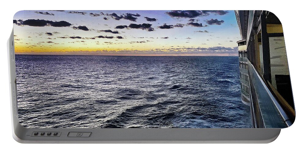 Sunset Portable Battery Charger featuring the photograph Sunset Cruise by GW Mireles