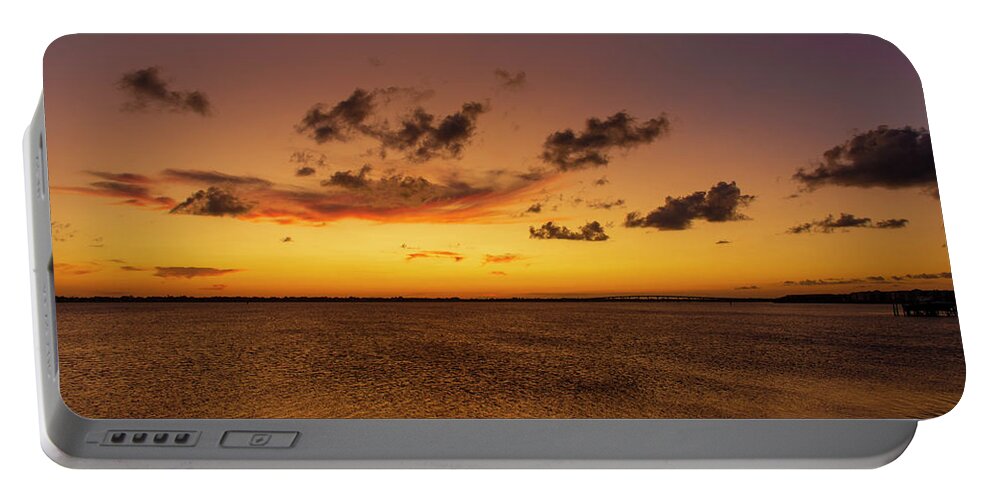 Sunset Portable Battery Charger featuring the photograph Sunset Finale by Blair Damson