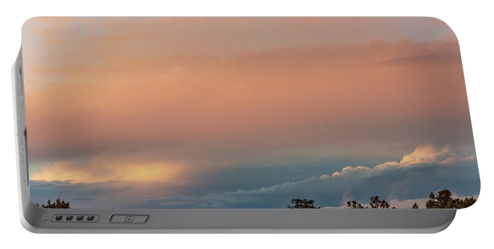 Natanson Portable Battery Charger featuring the photograph Sunset Jemez View by Steven Natanson