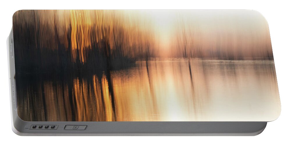 Sunset Portable Battery Charger featuring the photograph Sunset Reflections by Forest Floor Photography